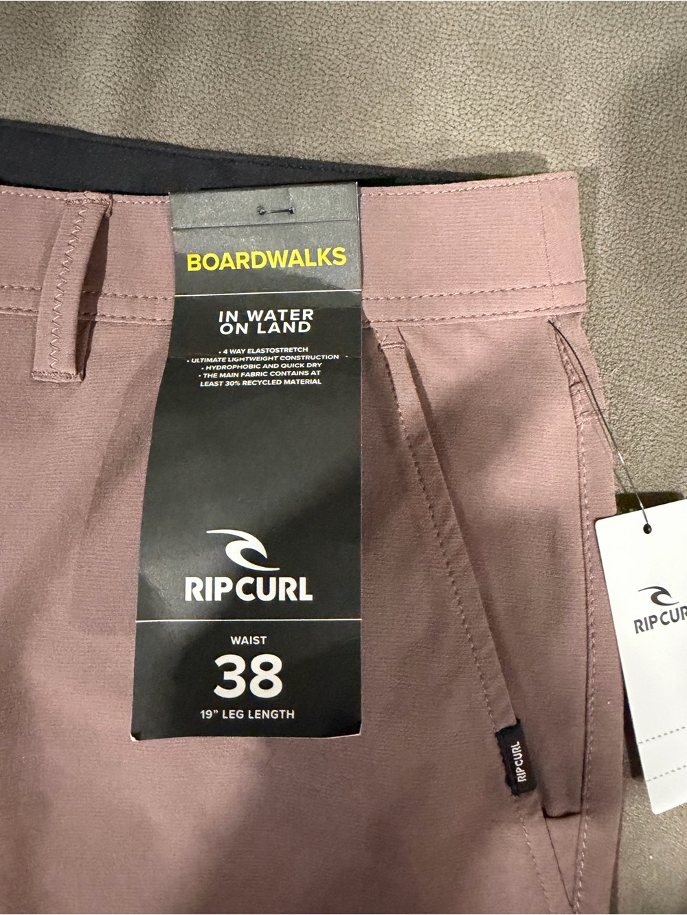 Rip Curl Boardwalks Hybrid Shorts - Dusty Mauve